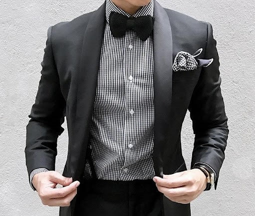 Man Wearing a Bowtie