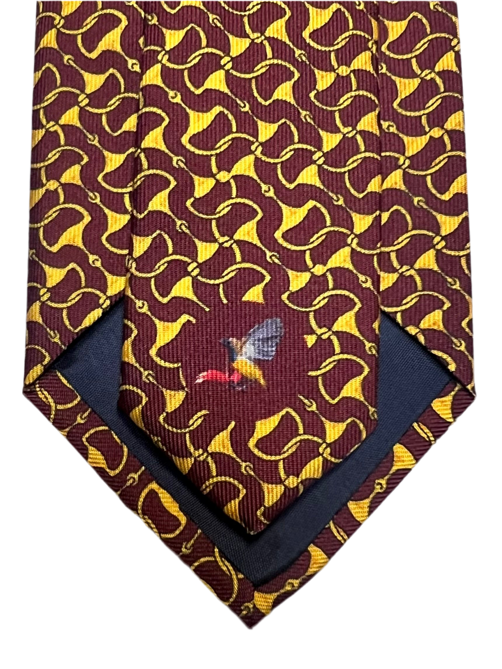 MonsterTie Printed D-Ring Snaffle Red Necktie