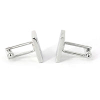 MarzthomsonRectangle Florist Design - Purple cufflinks (Online Exclusive)