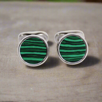 MonsterTie Semi precious AGRI MALACHITE