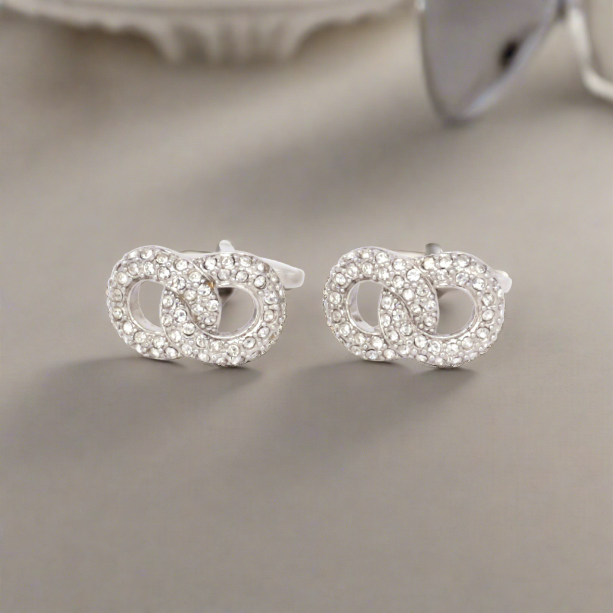 Boodle Crystal Cufflinks
