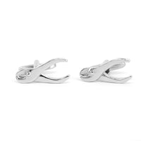 Silver Pliers Cufflinks - tool Cufflinks