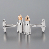 Bullet Cufflinks in Rose Gold Tip  (Online Exclusive)
