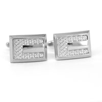 Rectangle silver with diamond Shape and solid metal