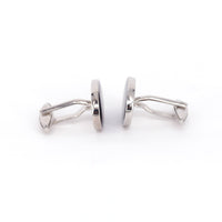 Oval Enamel Purple Cufflinks (Online Exclusive)