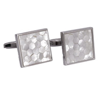 MOP Cufflinks Mosaic White square (Online Exclusive)