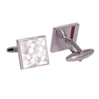 MOP Cufflinks Mosaic White square (Online Exclusive)