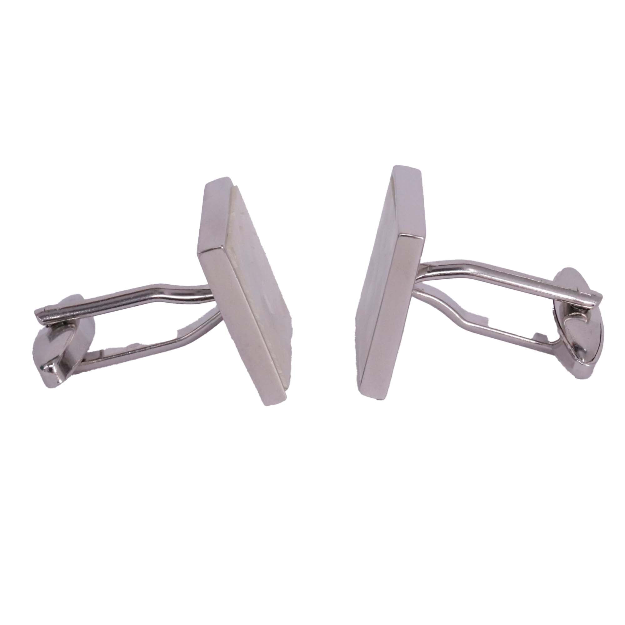 MOP Cufflinks Mosaic White square (Online Exclusive)