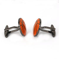 MarZthomson Basketball orange with gun metal Cufflinks (Online Exclusive)