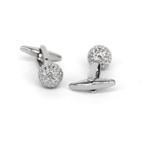 Silver Golf Ball Cufflink