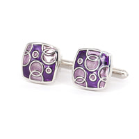 Purple  Bubble Dream Cufflinks