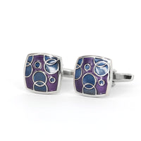 Purple and Blue Bubble Dream Cufflinks