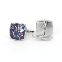 Purple and Blue Bubble Dream Cufflinks