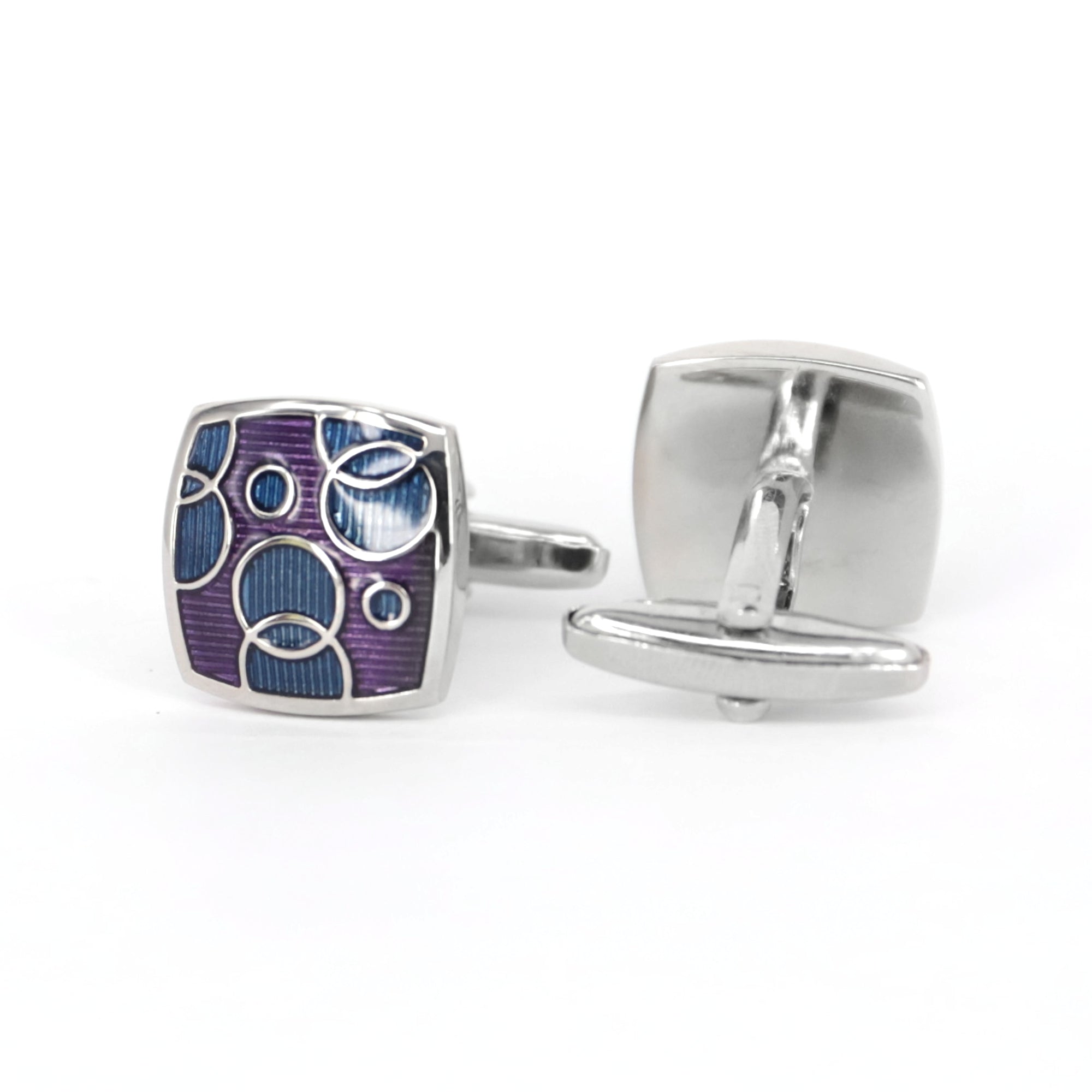 Purple and Blue Bubble Dream Cufflinks