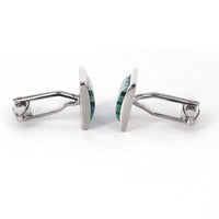 Mosaic Green Cufflinks