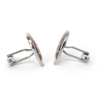 Jing Mask or Chinese Opera mask Black Yellow Cufflinks (Online Exclusive)