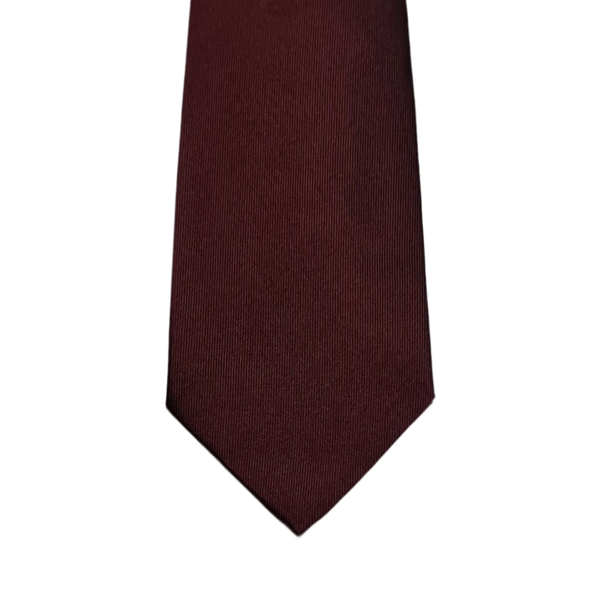 Lanvin Burgundy Logo Cravatta Necktie