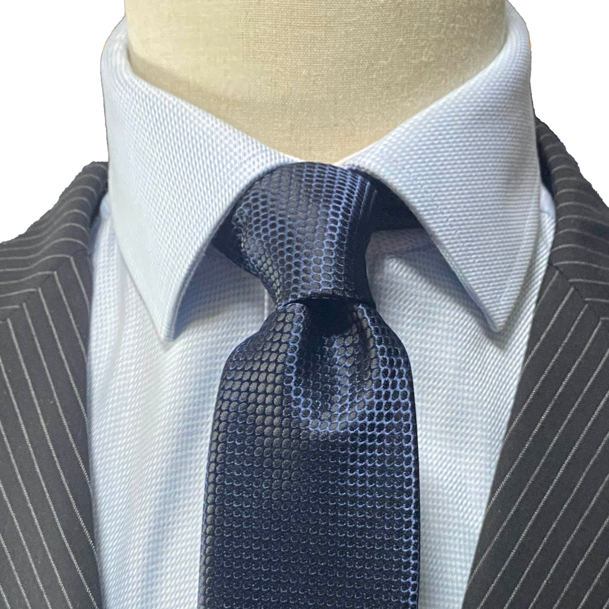 Orobianco L'unique solid Color Necktie with Honeycomb