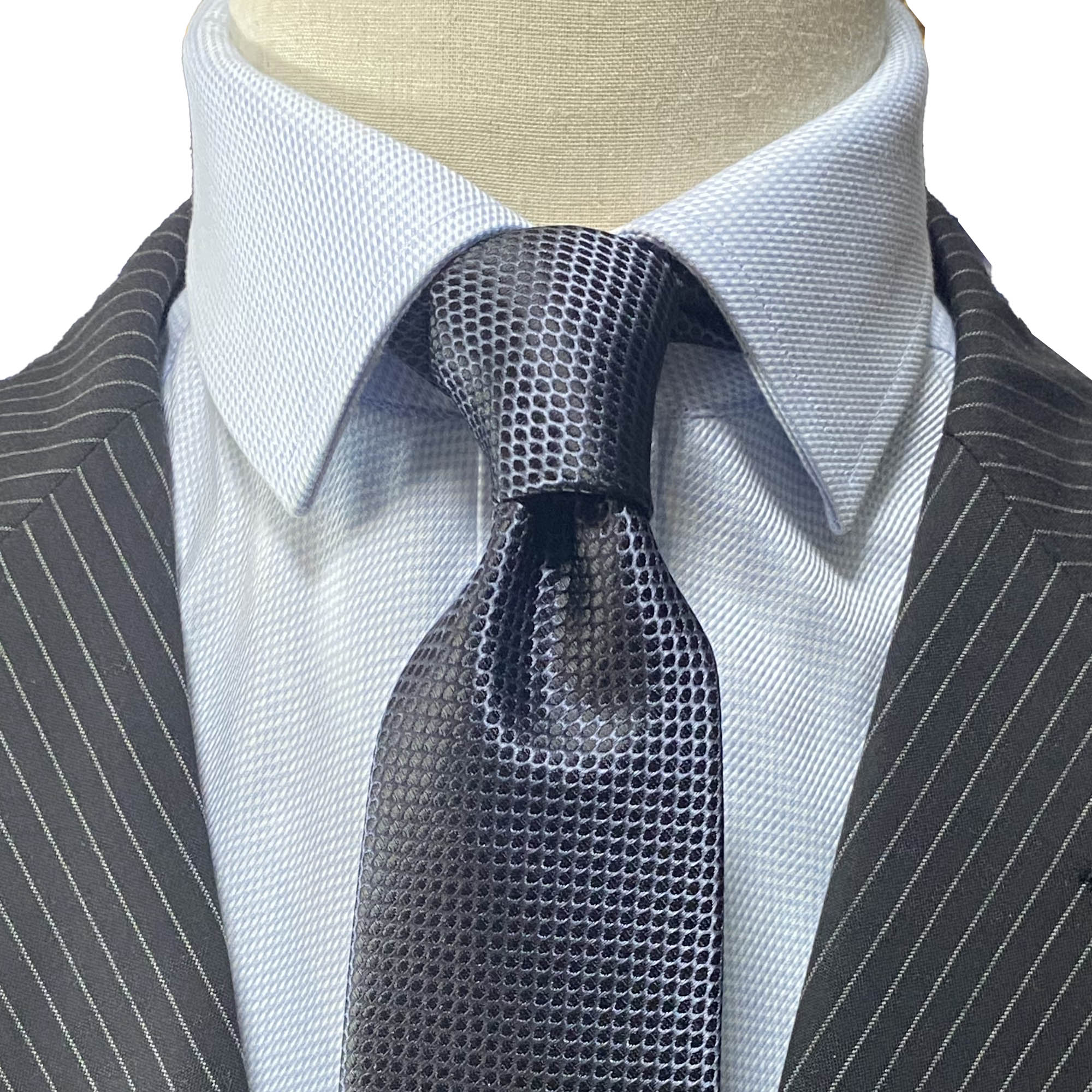 Orobianco L'unique solid Color Necktie with Honeycomb