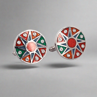 Blazing Sun with Crystals Cufflinks Marzthomson (Online Exclusive)