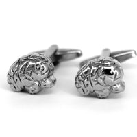 Main Brain Cufflinks in Silver (Online Exclusive)