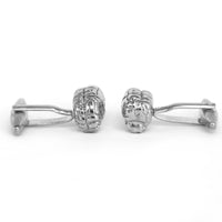 Main Brain Cufflinks in Silver (Online Exclusive)