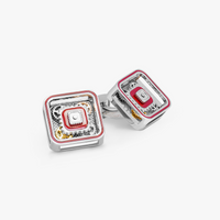 Palladium Plated Maxi Gear Cufflinks