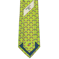 MonsterTie Printed Sunbird Green Cravatta
