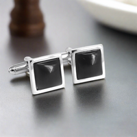 Fiber Glass (Small) Square Cufflinks (Online Exclusive)