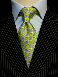 MonsterTie Printed D-Ring Snaffle Bits Green Necktie