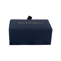 Horizonal Bar Silver and Gold Cufflinks