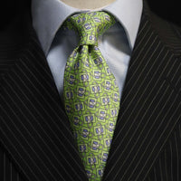 MonsterTie Printed Lunge Rein Green Necktie