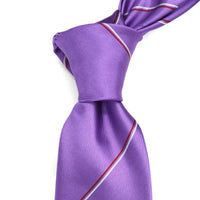 White and Red stripe with Light Purple background