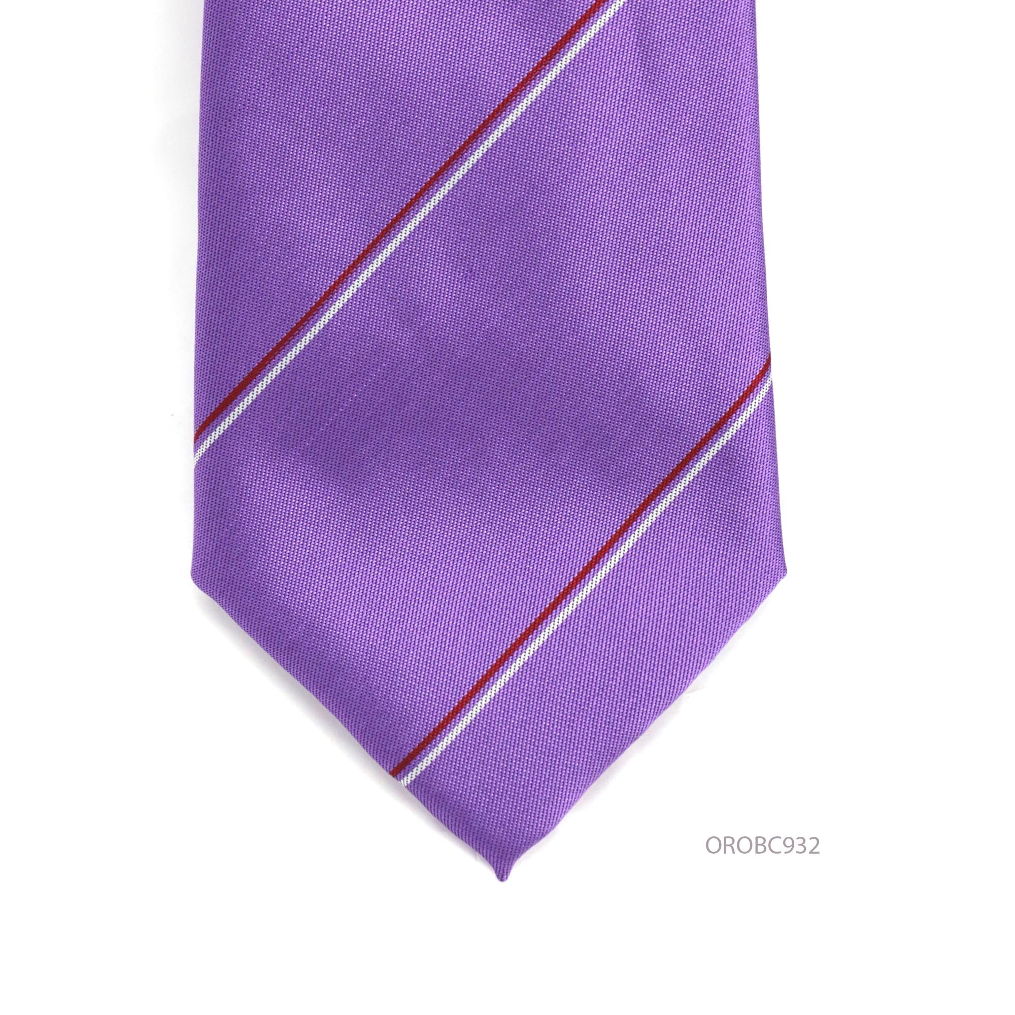 White and Red stripe with Light Purple background
