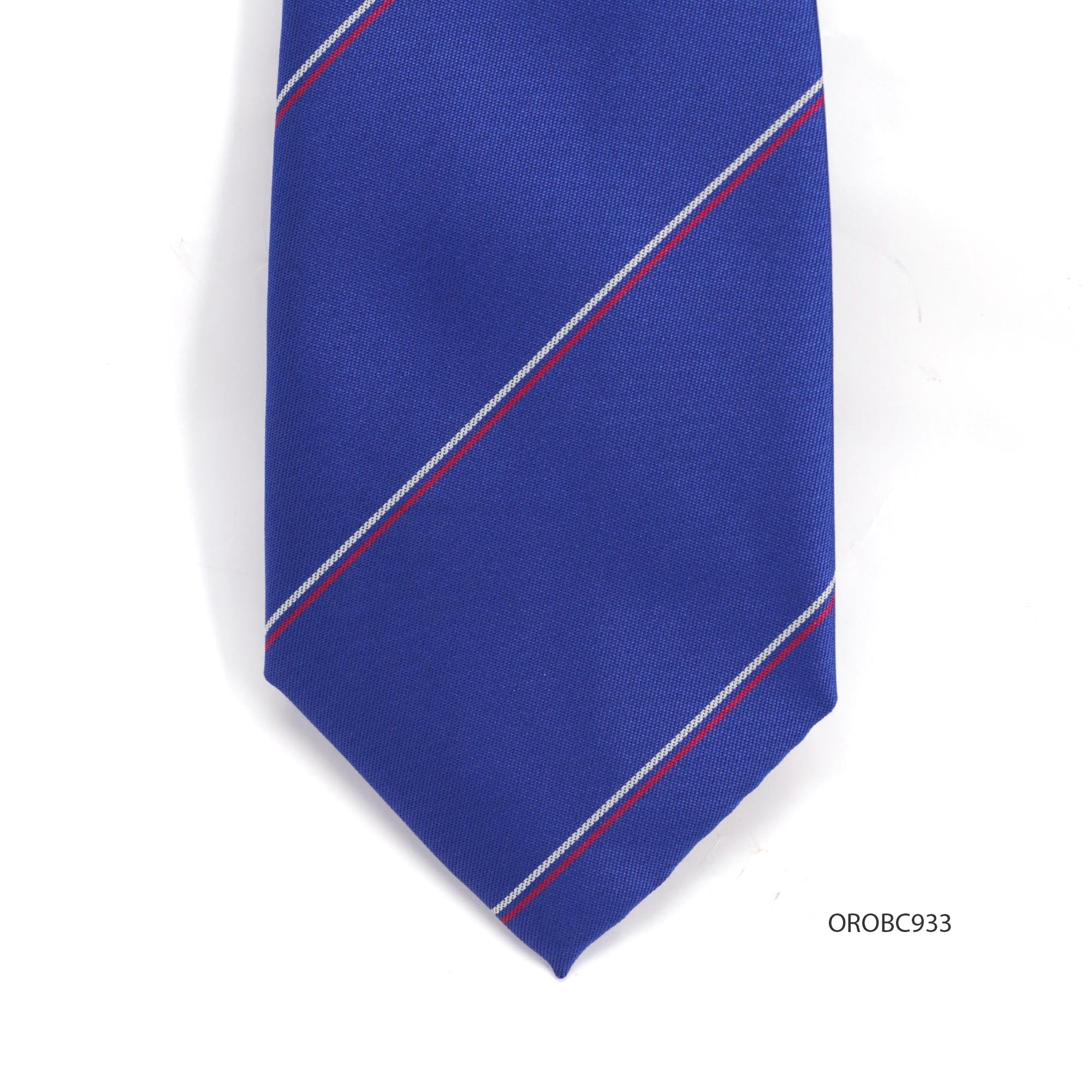 White and Red stripe with Light Blue background