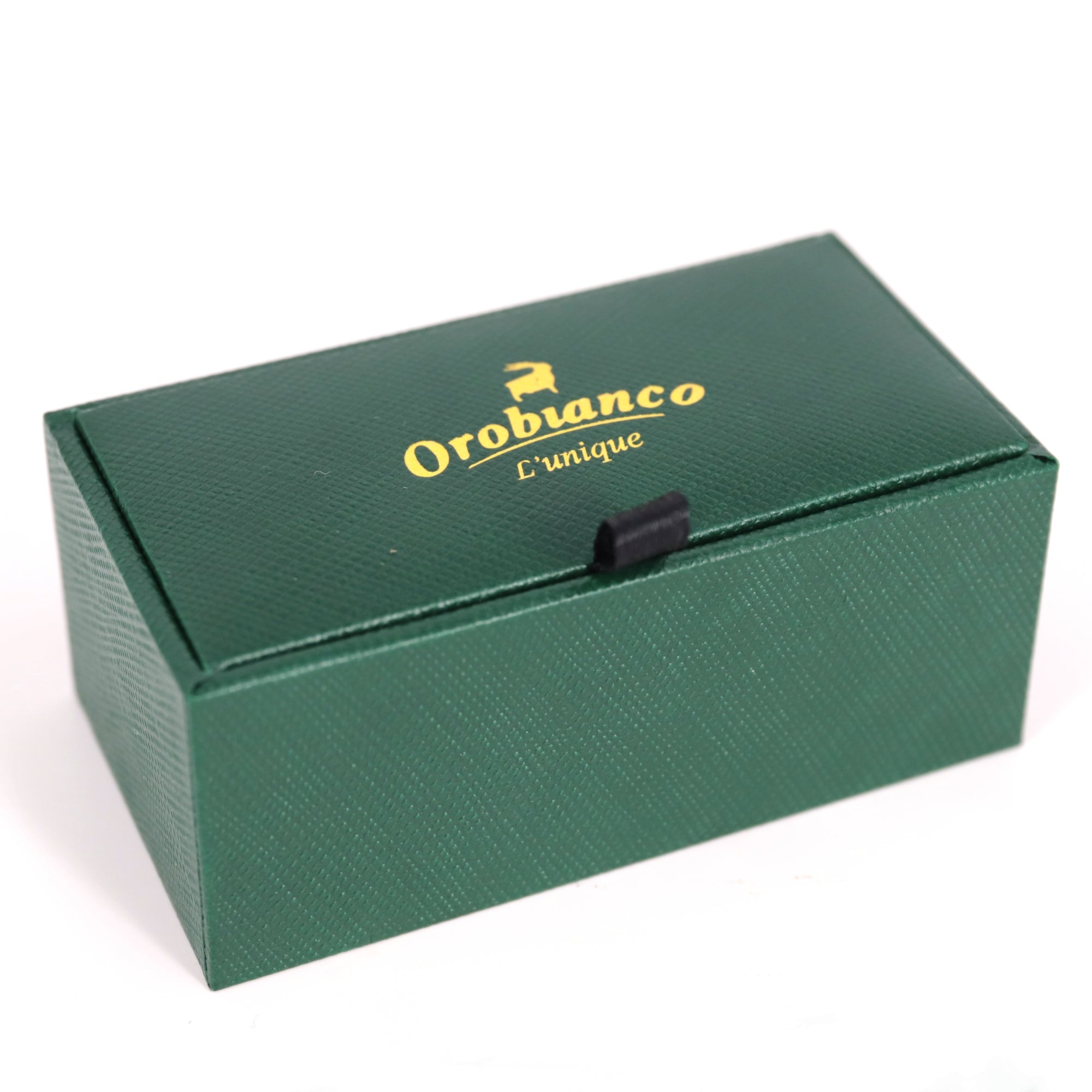 Silver Rectangle Cufflinks - Orobianco L'unique
