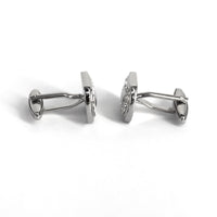 16 Clear Crystal Oval cufflinks (Online Exclusive)