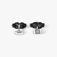 Carbon Infinity Talisman Cufflinks