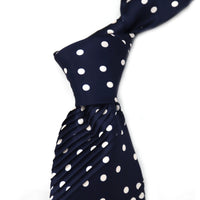 Stefano Cau Navy Blue polka dot