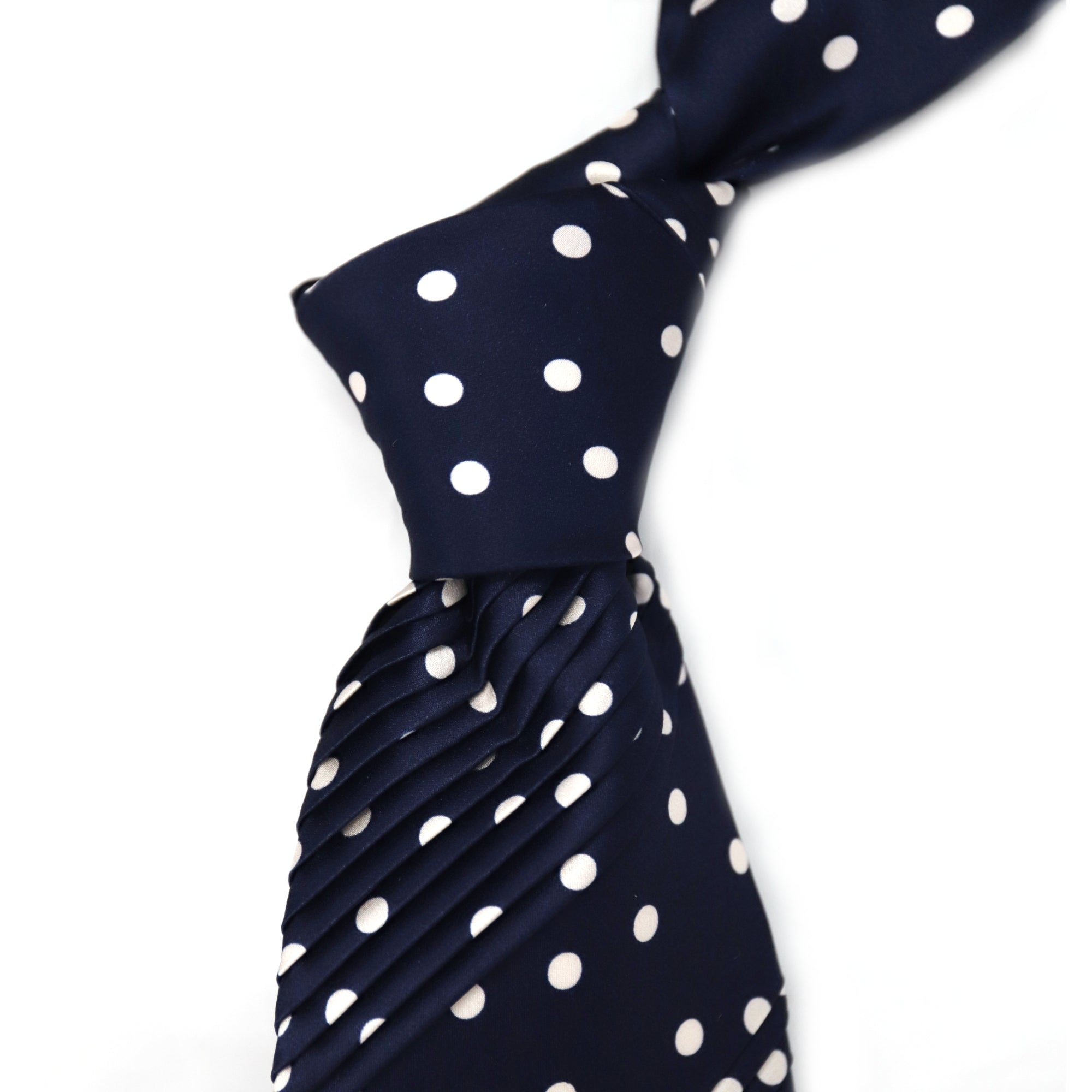 Stefano Cau Navy Blue polka dot