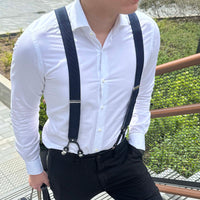 Orobianco L’unique Black knitted Suspender