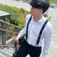 Orobianco L’unique Black knitted Suspender