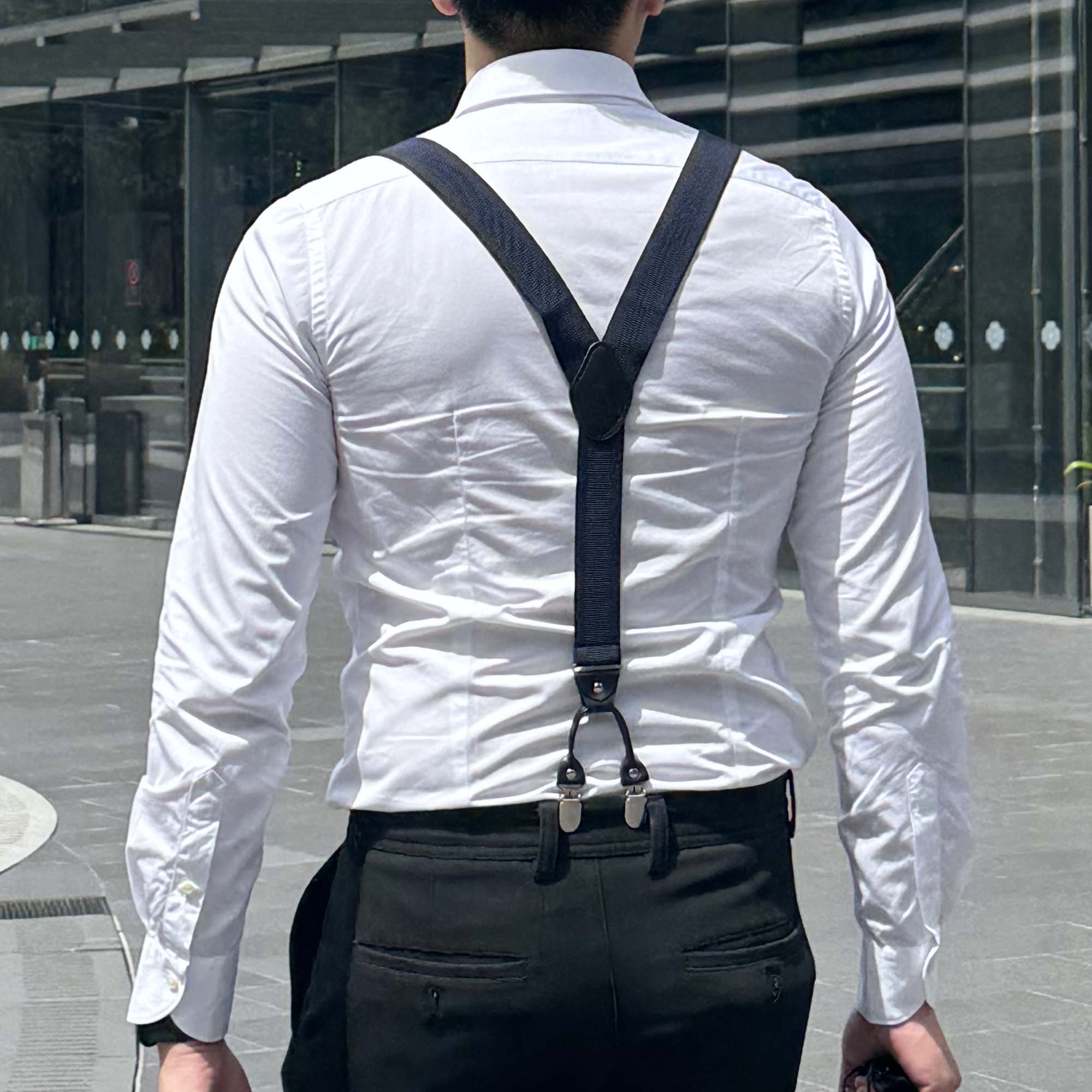 Orobianco L’unique Black knitted Suspender