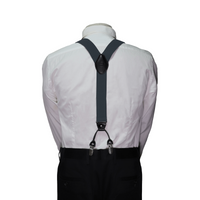 Orobianco Suspender Striped Solid Color Clip