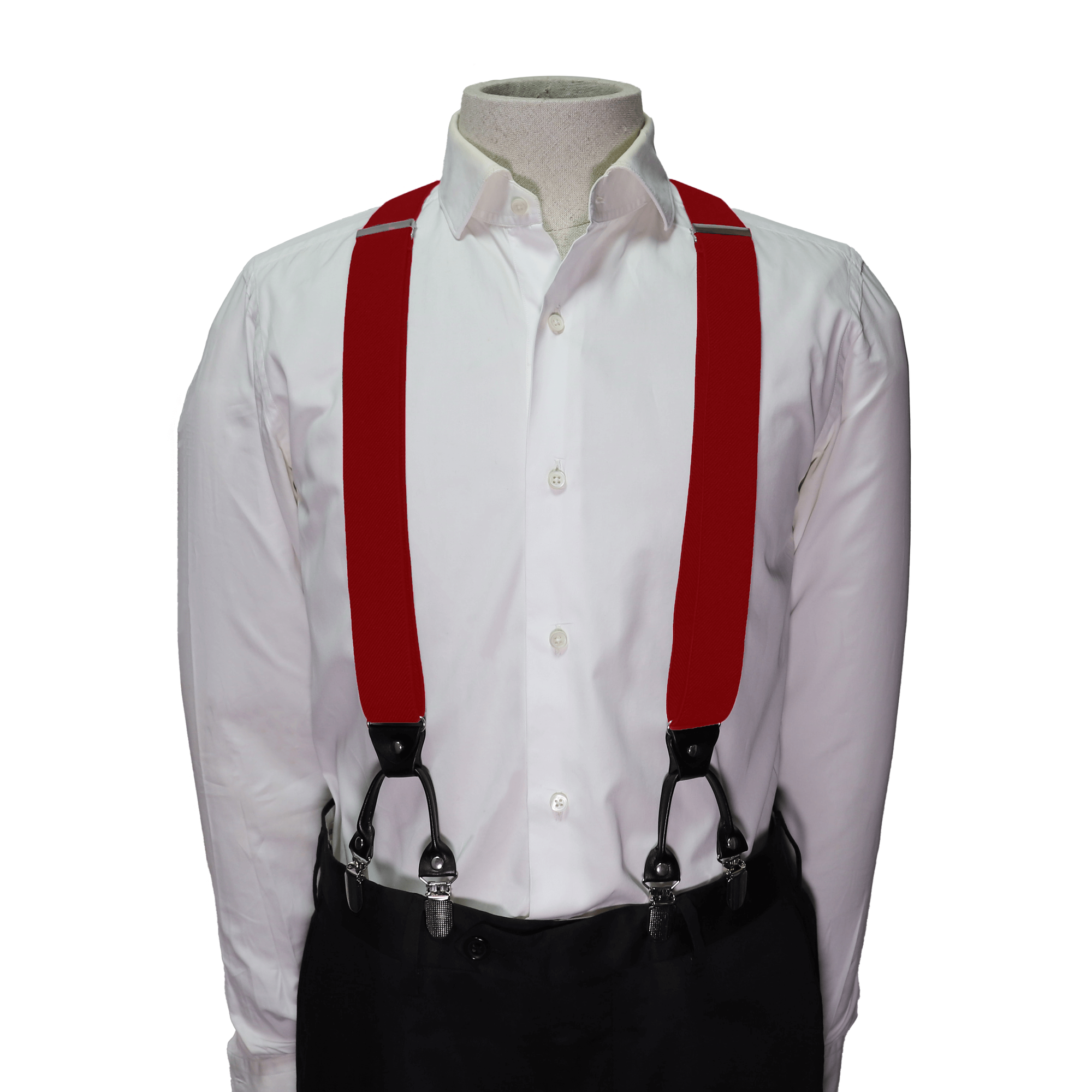 Orobianco Suspender Striped Solid Color Clip