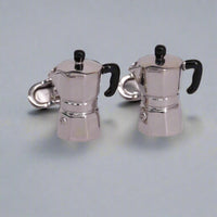 Moca Cufflinks in Silver Rodium Plated