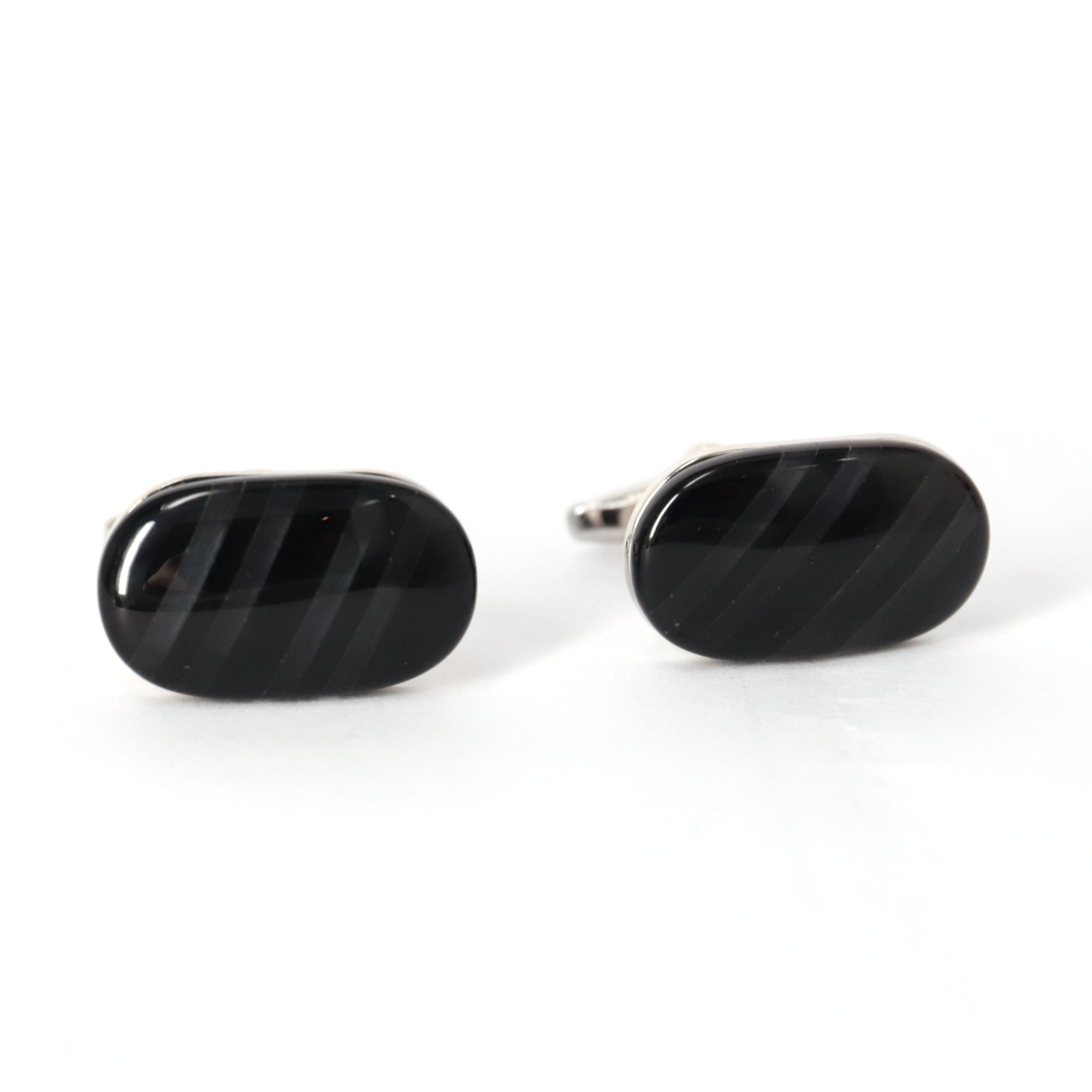 Oval Shape fiber optic Cufflinks (Online Exclusive)