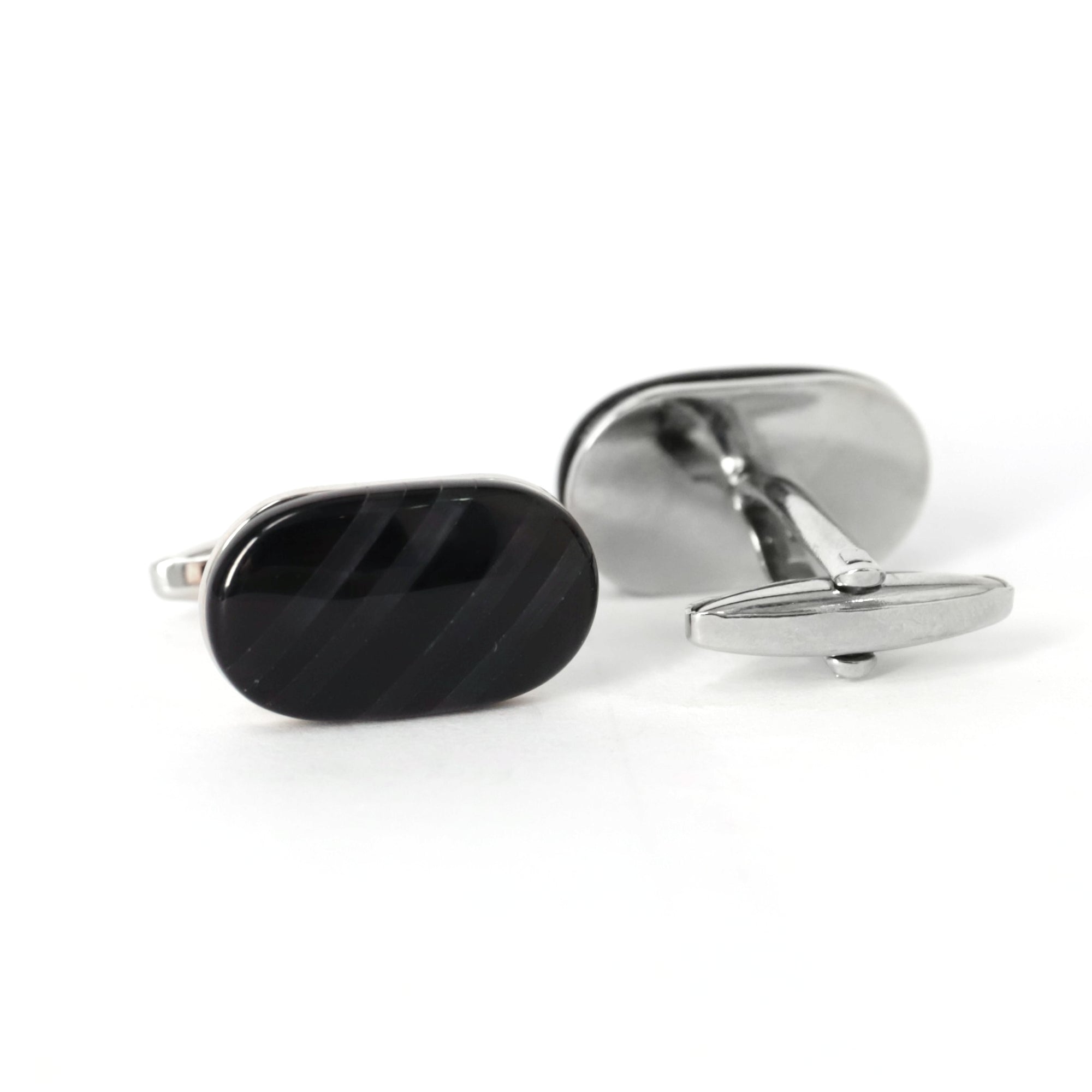 Oval Shape fiber optic Cufflinks (Online Exclusive)