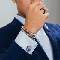 Vintage Gear Watch Cufflinks In Silver With Rhodium Plated Steel (Limited Edition)