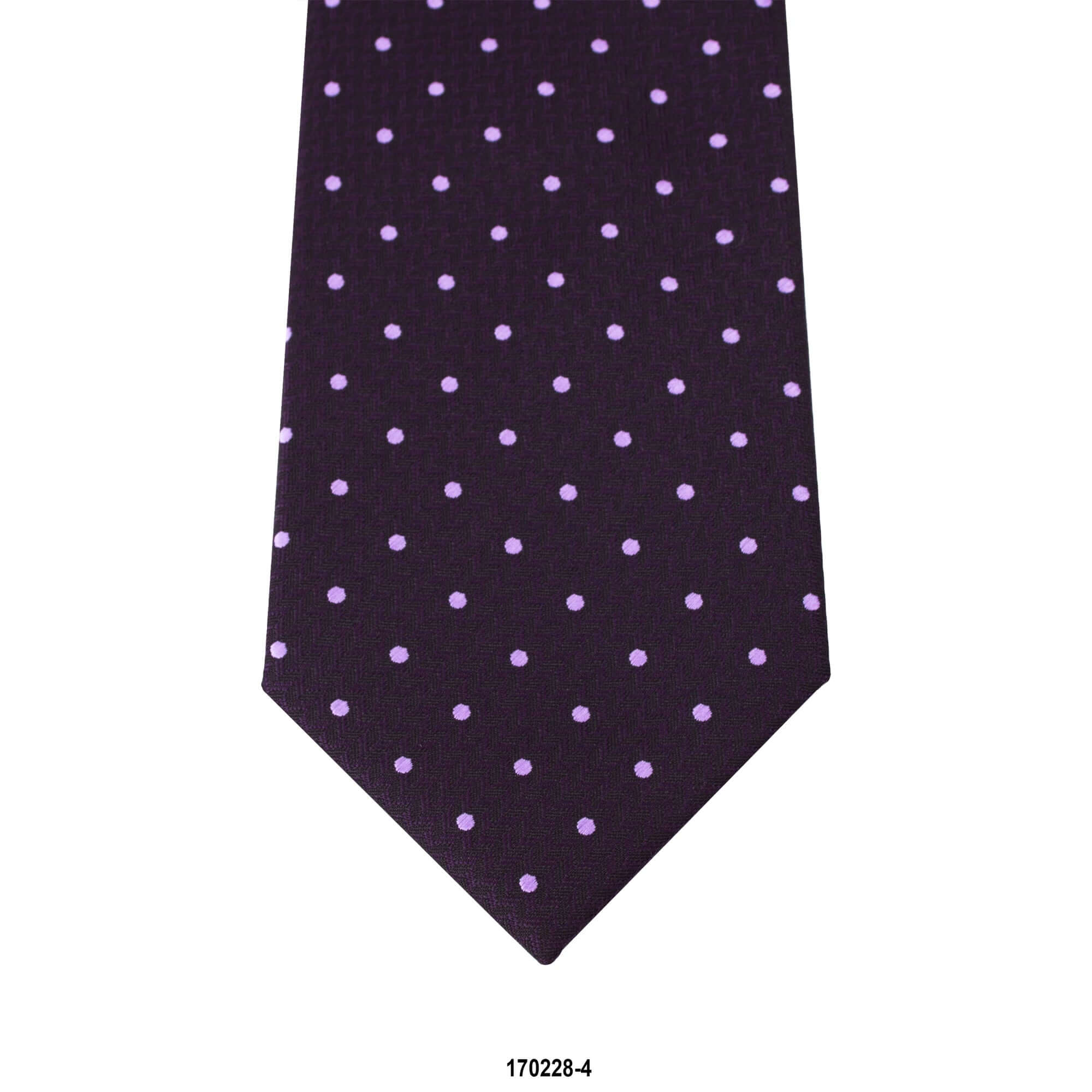 8cm Polka Dot Tie in Purple-Cufflinks.com.sg | Neckties.com.sg